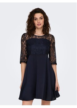 ONLY Sukienka koktajlowa 15293936 Granatowy Regular Fit ze sklepu MODIVO w kategorii Sukienki - zdjęcie 169287959