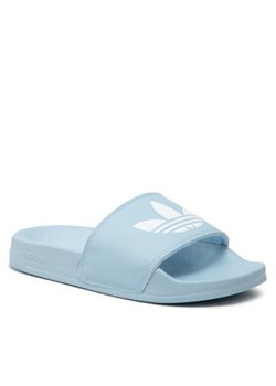 adidas Klapki adilette Lite W GX9490 Niebieski ze sklepu MODIVO w kategorii Klapki damskie - zdjęcie 169287988