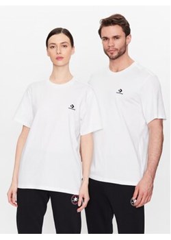 Converse T-Shirt Unisex Go-To Embroidered Star Chevron 10023876-A01 Biały Regular Fit ze sklepu MODIVO w kategorii Bluzki damskie - zdjęcie 169288085