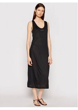 Calvin Klein Swimwear Sukienka plażowa KW0KW01355 Czarny Regular Fit ze sklepu MODIVO w kategorii Odzież plażowa - zdjęcie 169288336