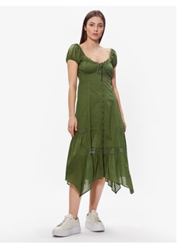 BDG Urban Outfitters Sukienka letnia BDG CARMEN BOHEMIA MIDI 76476704 Zielony Basic Fit ze sklepu MODIVO w kategorii Sukienki - zdjęcie 169288356