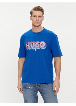 Hugo T-Shirt Nillumi 50515278 Niebieski Regular Fit ze sklepu MODIVO w kategorii T-shirty męskie - zdjęcie 169288458
