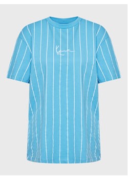 Karl Kani T-Shirt Small Pinstripe 6130913 Niebieski Relaxed Fit ze sklepu MODIVO w kategorii Bluzki damskie - zdjęcie 169288586