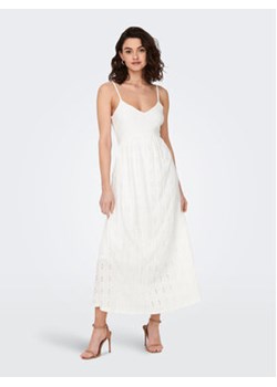 ONLY Sukienka codzienna 15293089 Biały Regular Fit ze sklepu MODIVO w kategorii Sukienki - zdjęcie 169288696