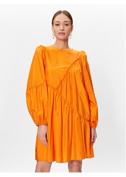 Gestuz Sukienka koktajlowa Hesla 10906964 Pomarańczowy Regular Fit ze sklepu MODIVO w kategorii Sukienki - zdjęcie 169288907