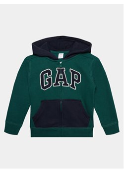 Gap Bluza 773349-01 Zielony Regular Fit ze sklepu MODIVO w kategorii Bluzy chłopięce - zdjęcie 169289017