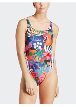 adidas Strój kąpielowy Farm Swimsuit HY5563 Beżowy Regular Fit ze sklepu MODIVO w kategorii Stroje kąpielowe - zdjęcie 169289066