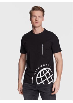 John Richmond T-Shirt UMP23089TS Czarny Regular Fit ze sklepu MODIVO w kategorii T-shirty męskie - zdjęcie 169289119