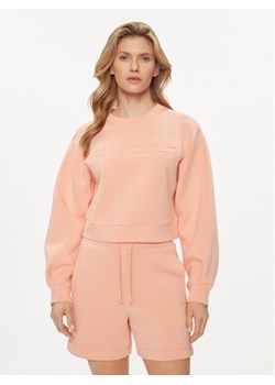 Guess Bluza Cindra V3BQ15 K7UW2 Pomarańczowy Regular Fit ze sklepu MODIVO w kategorii Bluzy damskie - zdjęcie 169289179