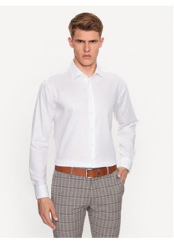 Seidensticker Koszula 01.293650 Biały Slim Fit ze sklepu MODIVO w kategorii Koszule męskie - zdjęcie 169289317