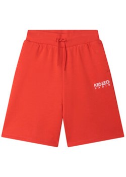 Kenzo Kids Szorty materiałowe K24297 S Czerwony Regular Fit ze sklepu MODIVO w kategorii Spodenki chłopięce - zdjęcie 169289355