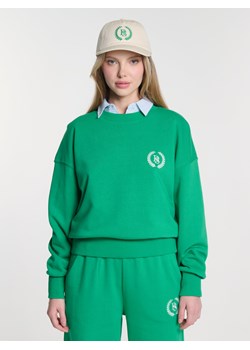 Bluza damska z bawełny organicznej zielona Springa 301/ Pekina 301 ze sklepu Big Star w kategorii Bluzy damskie - zdjęcie 169291835
