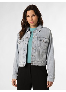 BOSS Orange Damska kurtka dżinsowa - C_Trucker Jacket Kobiety Bawełna bielony jednolity ze sklepu vangraaf w kategorii Kurtki damskie - zdjęcie 169292167