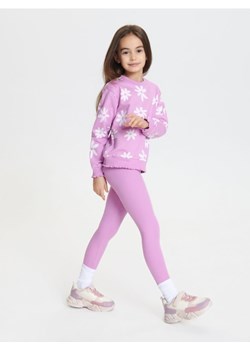 Sinsay - Komplet: bluza i legginsy - fioletowy ze sklepu Sinsay w kategorii Komplety dziewczęce - zdjęcie 169292987