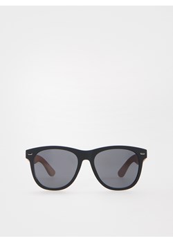 Reserved - Okulary przeciwsłoneczne WAYFARER - czarny ze sklepu Reserved w kategorii Okulary przeciwsłoneczne męskie - zdjęcie 169293428