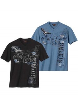 Zestaw 2 koszulek Adventure ze sklepu Atlas For Men w kategorii T-shirty męskie - zdjęcie 169294355