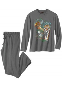 Piżama z nadrukiem tygrysów ze sklepu Atlas For Men w kategorii Piżamy męskie - zdjęcie 169294367