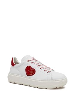 Love Moschino Skórzane trampki ze sklepu Gomez Fashion Store w kategorii Buty sportowe damskie - zdjęcie 169295767