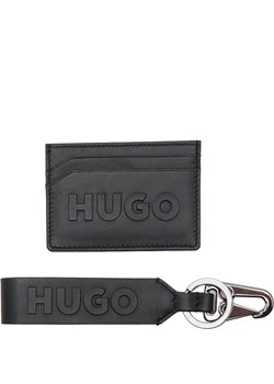 HUGO Skórzane etui na karty hold case ze sklepu Gomez Fashion Store w kategorii Etui - zdjęcie 169296627