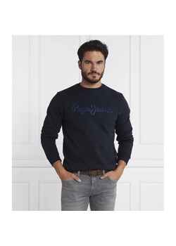 Pepe Jeans London Bluza RYAN CREW | Regular Fit ze sklepu Gomez Fashion Store w kategorii Bluzy męskie - zdjęcie 169297068