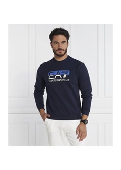 EA7 Ocieplana bluza | Regular Fit ze sklepu Gomez Fashion Store w kategorii Bluzy męskie - zdjęcie 169297116