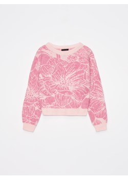 Mohito - Sweter z kwiatowym motywem - różowy ze sklepu Mohito w kategorii Swetry damskie - zdjęcie 169313097