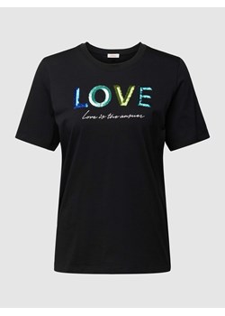 T-shirt z nadrukiem ze sloganem ze sklepu Peek&Cloppenburg  w kategorii Bluzki damskie - zdjęcie 169318286