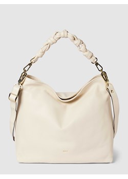 Torebka na ramię skórzana z detalem z logo model ‘SOLEY’ ze sklepu Peek&Cloppenburg  w kategorii Torby Shopper bag - zdjęcie 169318387