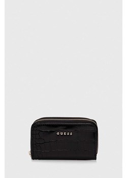 Guess portfel damski kolor czarny PW7448 P4211 ze sklepu ANSWEAR.com w kategorii Portfele damskie - zdjęcie 169318738