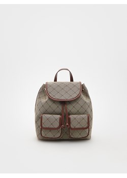 Reserved - Żakardowy plecak - wielobarwny ze sklepu Reserved w kategorii Torebki damskie - zdjęcie 169321999