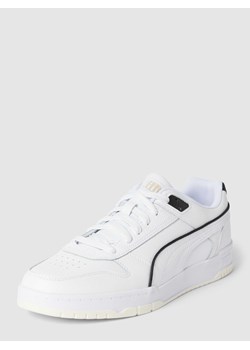 Sneakersy skórzane z paskami w kontrastowym kolorze model ‘Game Low’ ze sklepu Peek&Cloppenburg  w kategorii Buty sportowe męskie - zdjęcie 169323748