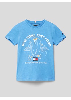 T-shirt z nadrukiem z logo i motywem model ‘FUN’ ze sklepu Peek&Cloppenburg  w kategorii T-shirty chłopięce - zdjęcie 169323818