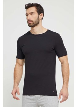 Tommy Hilfiger t-shirt 3-pack męski kolor czarny gładki ze sklepu ANSWEAR.com w kategorii T-shirty męskie - zdjęcie 169324956