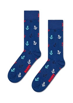 Happy Socks skarpetki Anchor Sock kolor niebieski ze sklepu ANSWEAR.com w kategorii Skarpetki męskie - zdjęcie 169325386