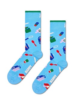 Happy Socks skarpetki Cooking Sock kolor niebieski ze sklepu ANSWEAR.com w kategorii Skarpetki męskie - zdjęcie 169325389