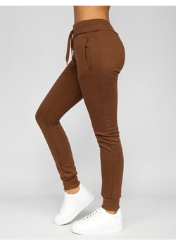 Czekoladowe spodnie dresowe damskie Denley CK-01 ze sklepu denley damskie w kategorii Spodnie damskie - zdjęcie 169329967