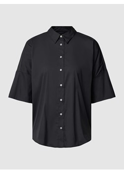 Bluzka w jednolitym kolorze ze sklepu Peek&Cloppenburg  w kategorii Koszule damskie - zdjęcie 169330578