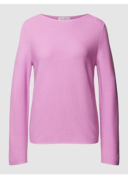 Sweter z dzianiny w jednolitym kolorze ze sklepu Peek&Cloppenburg  w kategorii Swetry damskie - zdjęcie 169330749