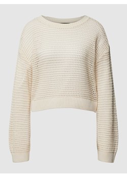 Sweter z dzianiny z obniżonymi ramionami model ‘MADERA’ ze sklepu Peek&Cloppenburg  w kategorii Swetry damskie - zdjęcie 169330808