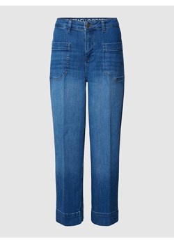 Jeansy z szeroką nogawką w kant model ‘MIRU’ ze sklepu Peek&Cloppenburg  w kategorii Jeansy damskie - zdjęcie 169330876