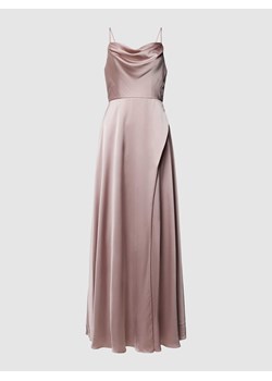 Sukienka wieczorowa z rozcięciem ze sklepu Peek&Cloppenburg  w kategorii Sukienki - zdjęcie 169331325