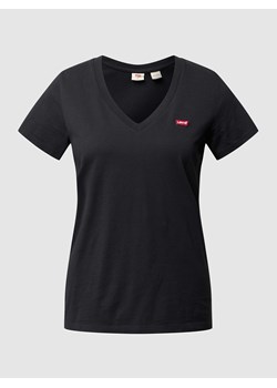 T-shirt z naszywką z logo ze sklepu Peek&Cloppenburg  w kategorii Bluzki damskie - zdjęcie 169331448