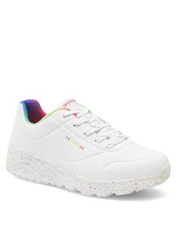 Sneakersy Skechers 310456L WMLT White ze sklepu eobuwie.pl w kategorii Buty sportowe dziecięce - zdjęcie 169332106