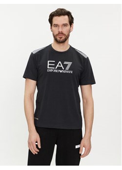EA7 Emporio Armani T-Shirt 3DPT29 PJULZ 1578 Granatowy Regular Fit ze sklepu MODIVO w kategorii T-shirty męskie - zdjęcie 169339966