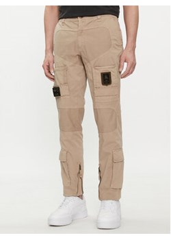 Aeronautica Militare Spodnie materiałowe 241PA1387CT1493 Beżowy Regular Fit ze sklepu MODIVO w kategorii Spodnie męskie - zdjęcie 169340028