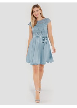 Swing Sukienka koktajlowa 77760510 Niebieski Regular Fit ze sklepu MODIVO w kategorii Sukienki - zdjęcie 169340229