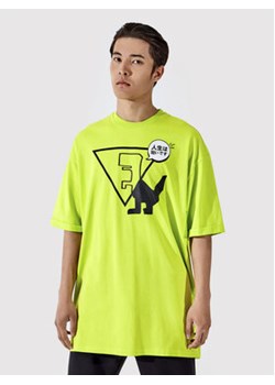 Togoshi T-Shirt Unisex TG22-TSM011 Zielony Oversize ze sklepu MODIVO w kategorii T-shirty męskie - zdjęcie 169340567