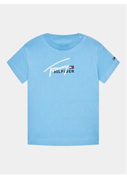 Tommy Hilfiger T-Shirt KN0KN01621 Niebieski Regular Fit ze sklepu MODIVO w kategorii T-shirty chłopięce - zdjęcie 169341016