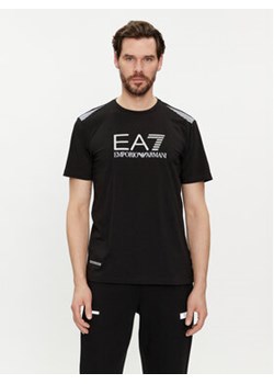 EA7 Emporio Armani T-Shirt 3DPT29 PJULZ 1200 Czarny Regular Fit ze sklepu MODIVO w kategorii T-shirty męskie - zdjęcie 169341269