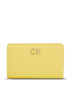 Calvin Klein Duży Portfel Damski Ck Daily Bifold Wallet K60K611917 Żółty ze sklepu MODIVO w kategorii Portfele damskie - zdjęcie 169341297